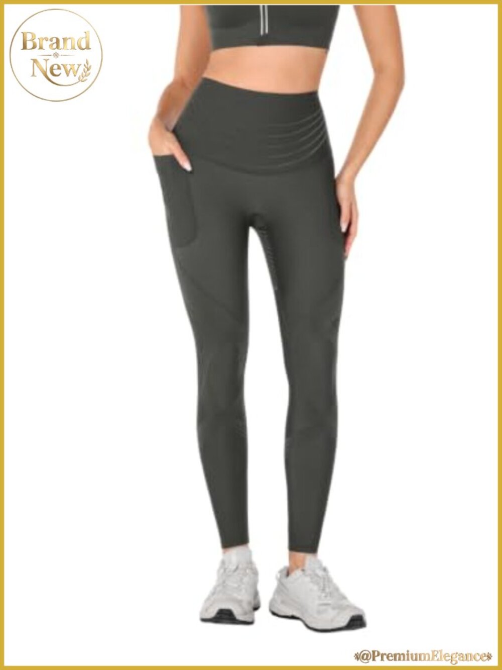 Fanka Body Sculpt Side Pocket Leggings 2.0 Seamless Tummy Control Moisture